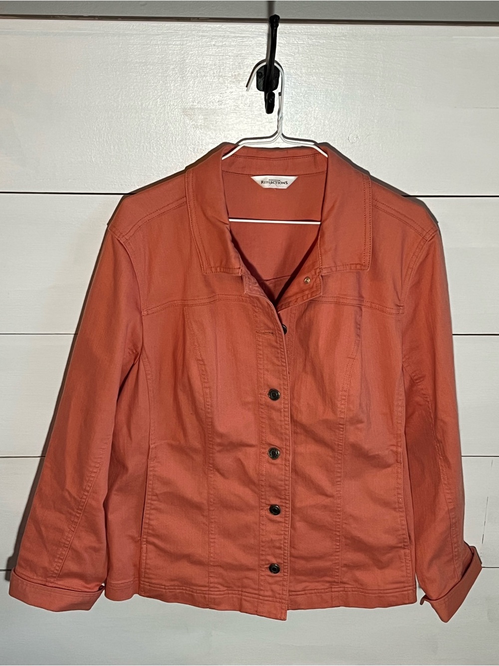 Northern Reflections Women's Coral Button-Front Jacket